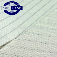 Tissu 100% polyester antistatique à double piqué pour vêtements de travail